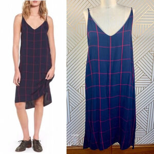 Rails Suki Plaid Tartan Tank Dress in Midnight Red‎
